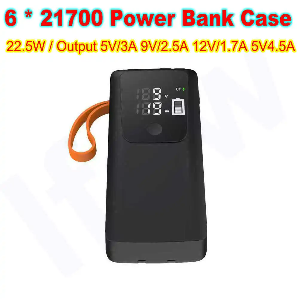 21700  Battery Case Power Bank - Battery Case Storage avaliação e preço