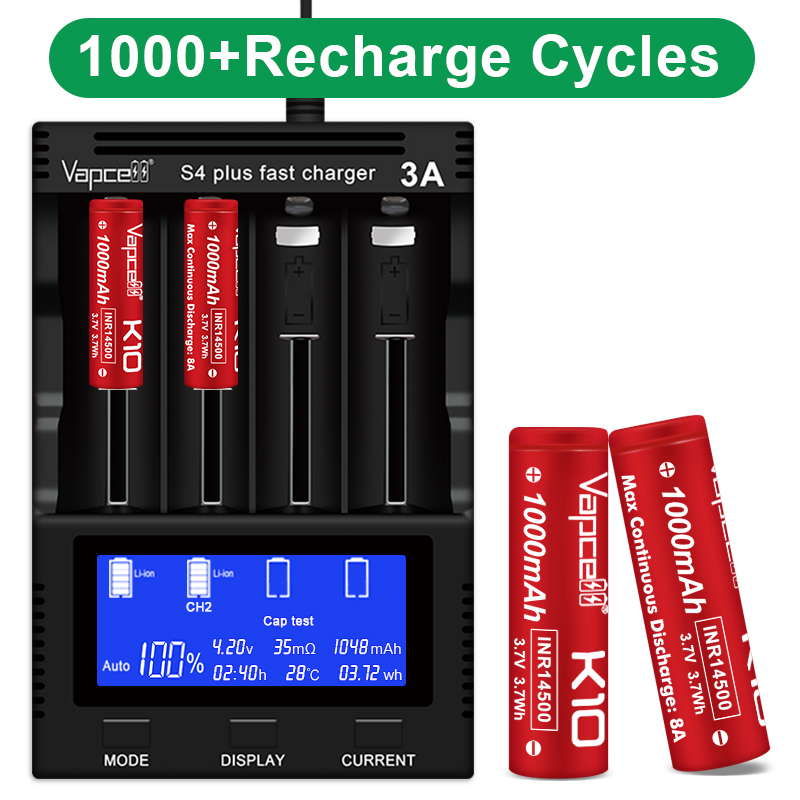 1-20PCS Original Vapcell K10 1 - Vape Battery 18650 avaliação e preço