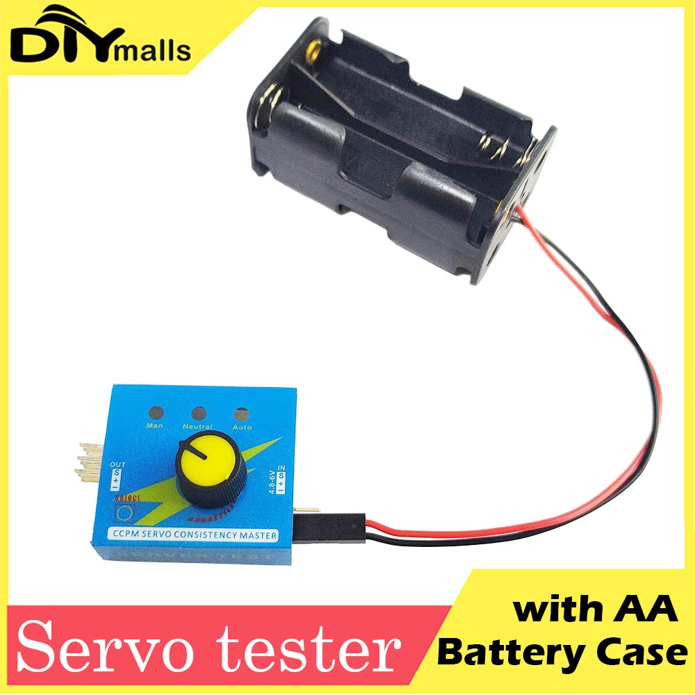 Servo Tester 3CH Digital ESC S - Battery Case Storage avaliação e preço