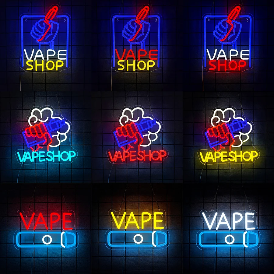 LED Neon Lights Business Windo - Vaping Shop avaliação e preço