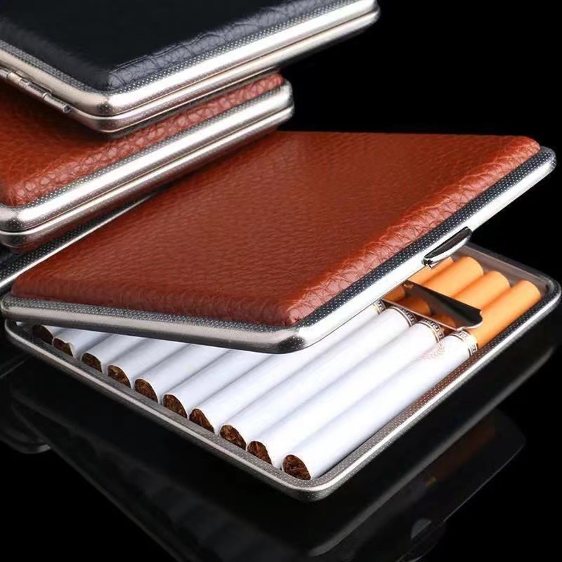 Metal Cigarette Case 20pcs Lea - Smoking & Vaping Accessories avaliação e preço