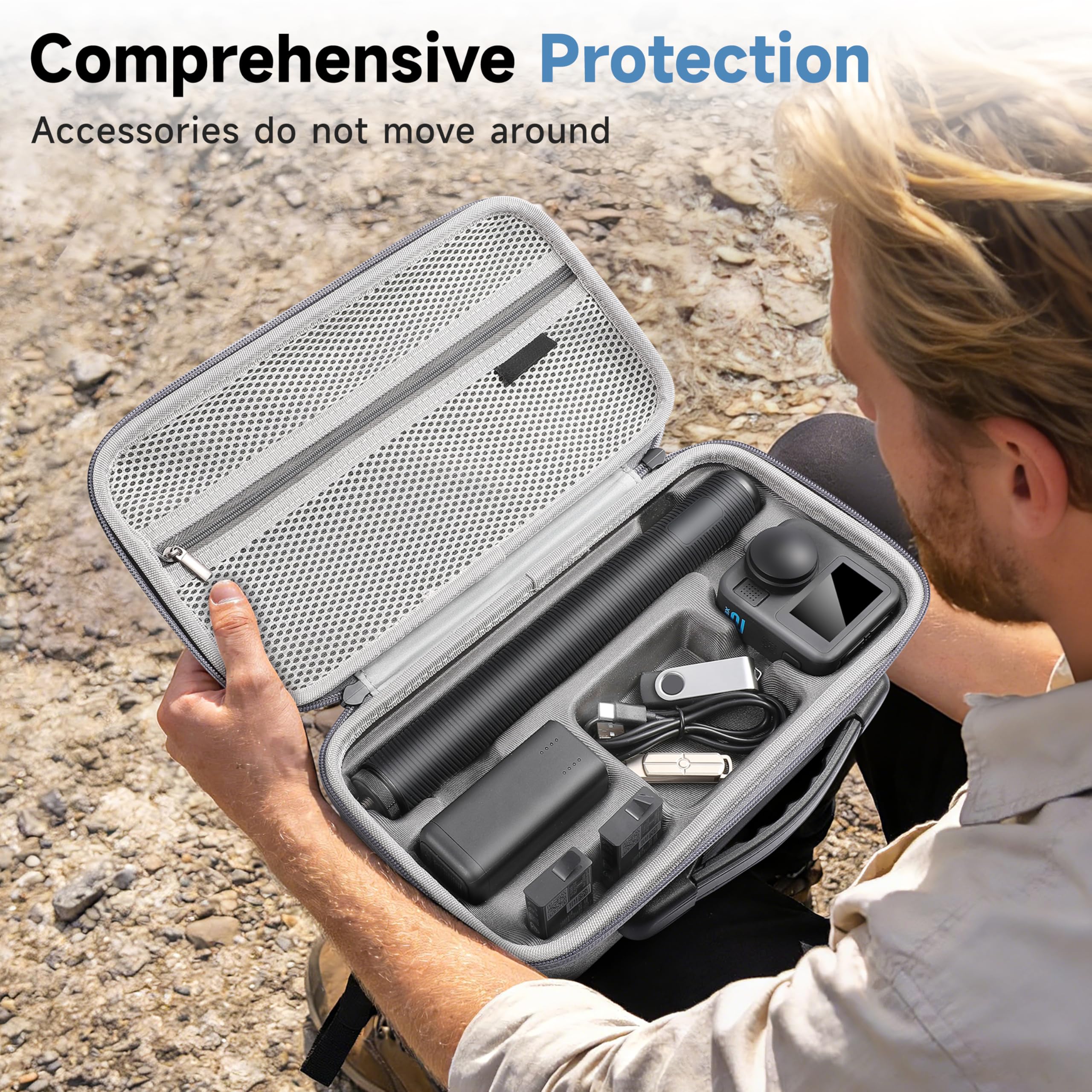 Carrying Case for Gopro Max 2  - Battery Case Storage avaliação e preço