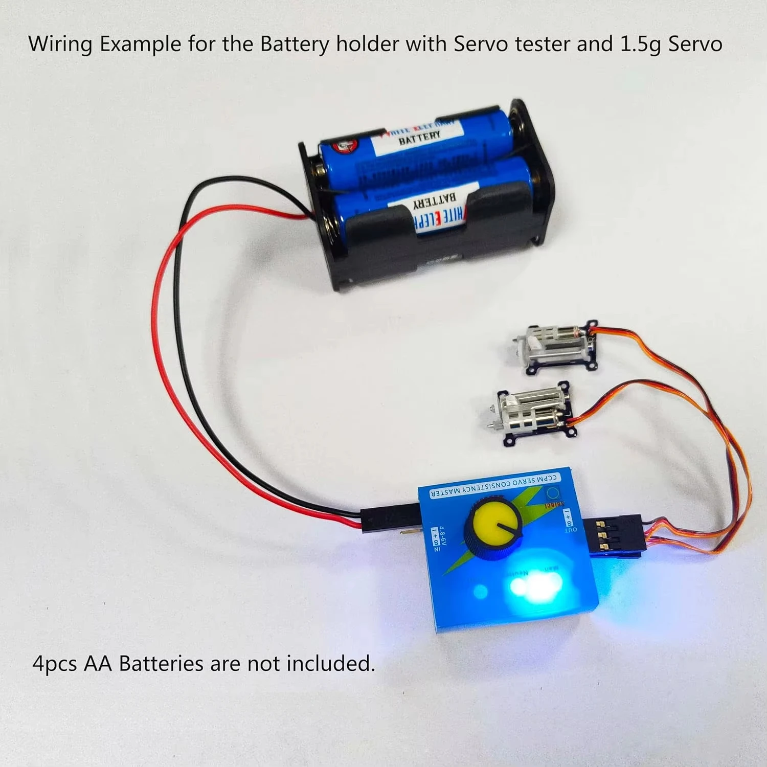 3CH Digital Servo Tester ESC S - Battery Case Storage avaliação e preço