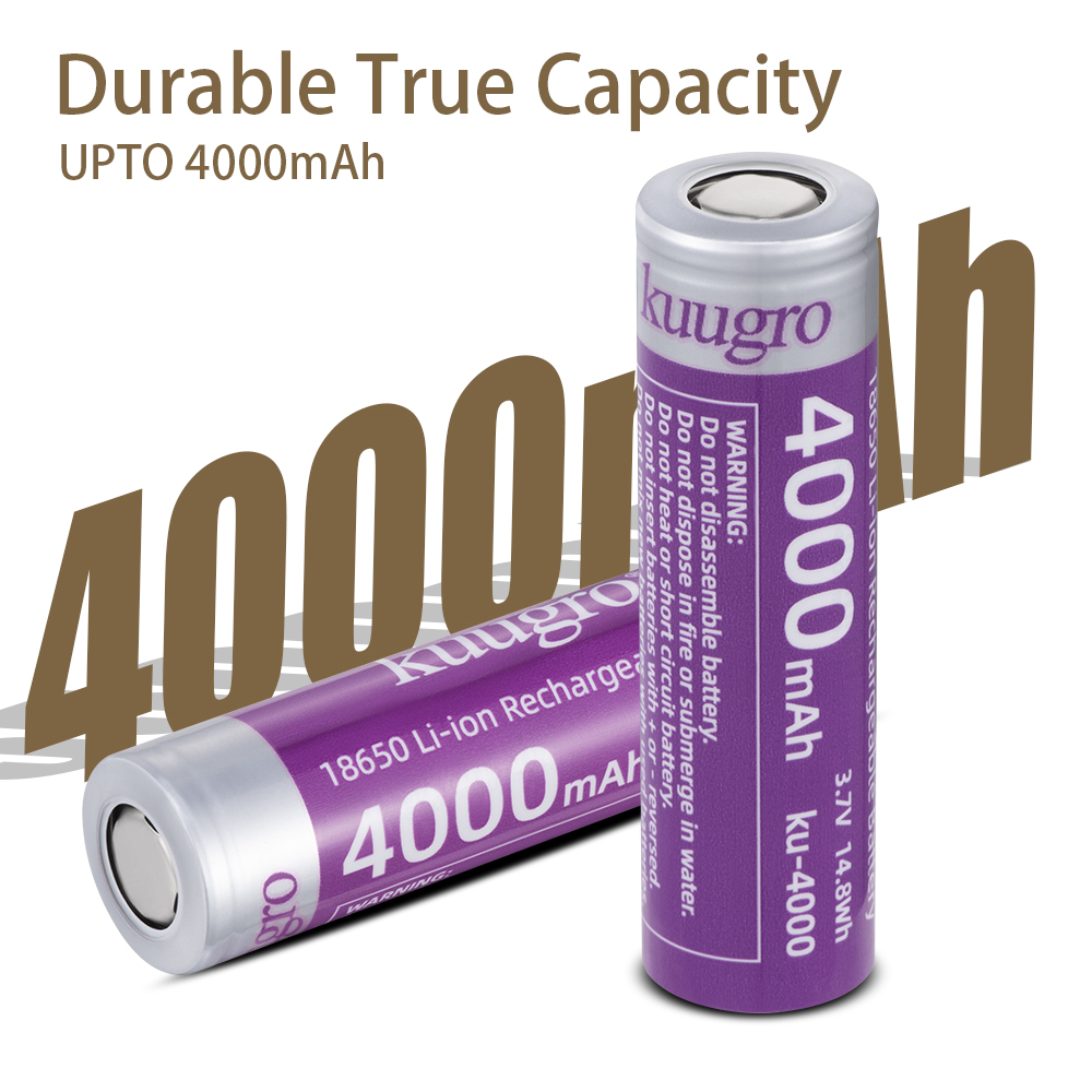 Kuugro Ku-4000 18650 Rechargea - Vape Battery 18650 avaliação e preço