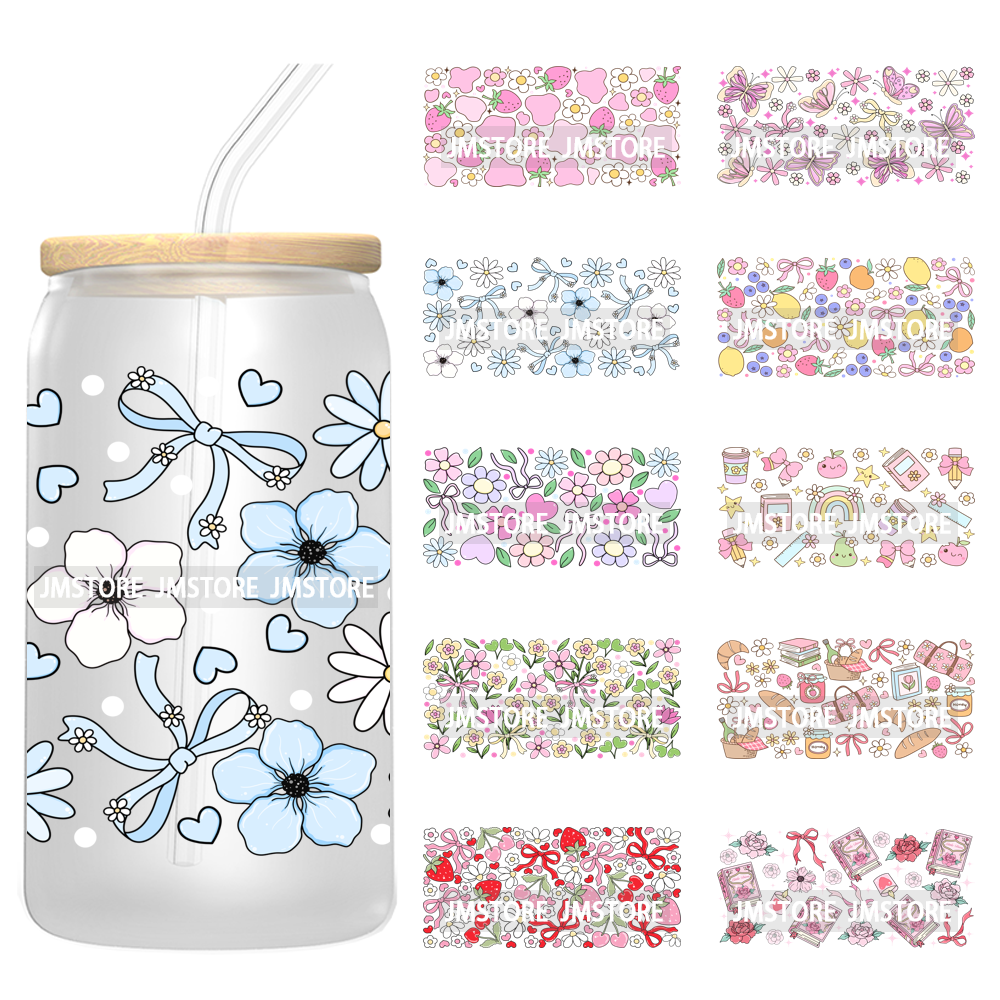 Trendy Coquette Bow Ribbon Flo - Rdta Tank Glass avaliação e preço