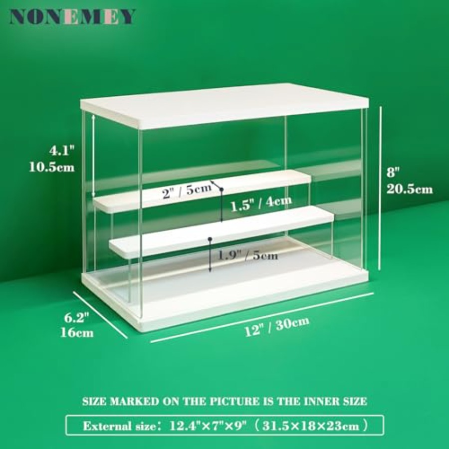 Clear Acrylic Display Case Sta - Battery Case Storage avaliação e preço